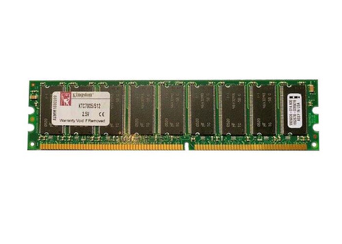 9930280-003.A00 Kingston 512MB PC2100 DDR-266MHz Registered ECC CL2.5 184-Pin DIMM 2.5V Single Rank Memory Module