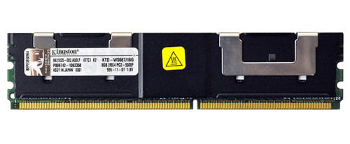 9931025-002.A00LF Kingston 8GB PC2-5300 DDR2-667MHz ECC Fully Buffered CL5 240-Pin DIMM Quad Rank Memory Module
