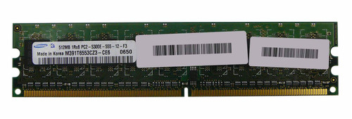 A0515207-PE Edge Memory 512MB PC2-5300 DDR2-667MHz ECC Unbuffered CL5 240-Pin DIMM Single Rank Memory Module