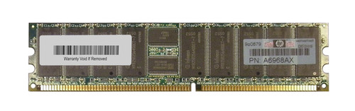 A6968A =(4X) HP 2GB Kit (4x512MB) PC2100 DDR-266MHz non-ECC Unbuffered CL2.5 184-Pin DIMM 2.5V Memory A6968A