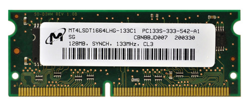 AAC97897 Memory Upgrades 128MB PC133 133MHz non-ECC Unbuffered CL3 144-Pin SoDimm Memory Module