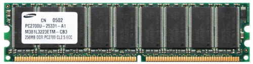 AASM3272DDR3 Memory Upgrades 256MB PC2700 DDR-333MHz ECC Unbuffered CL2.5 184-Pin DIMM Memory Module