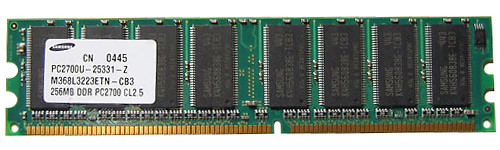 AATY2700DDR/256 Memory Upgrades 256MB PC2700 DDR-333MHz non-ECC Unbuffered CL2.5 184-Pin DIMM 2.5V Memory Module