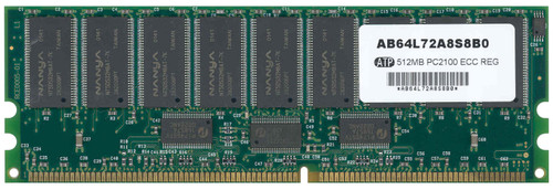 AB64L72A8S8B0 ATP 512MB PC2100 DDR-266MHz Registered ECC CL2.5 184-Pin DIMM 2.5V Memory Module