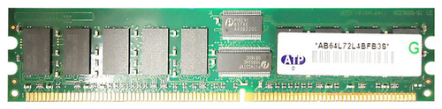 AB64L72L4BFB3S ATP 512MB PC2700 DDR-333MHz Registered ECC CL2.5 184-Pin DIMM 2.5V Low Profile Memory Module