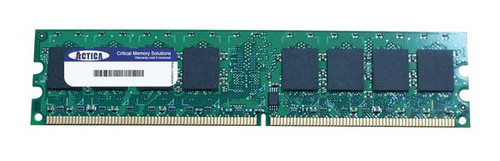ACT512DU64Y8F400S ACTICA 512MB PC3200 DDR-400MHz non-ECC Unbuffered CL3-3-3 184-Pin DIMM Memory Module