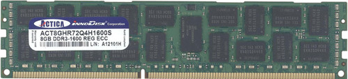 ACT8GHR72Q4H1600S ACTICA 8GB PC3-12800 DDR3-1600MHz ECC Registered CL11 240-Pin DIMM Dual Rank Memory Module