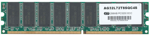 AG32L72T8SQC4S ATP 256MB PC3200 DDR-400MHz ECC Unbuffered CL3 184-Pin DIMM Memory Module