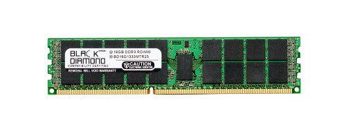 BD16G1333MTR23 Black Diamond 16GB PC3-10600 DDR3-1333MHz ECC Registered CL9 240-Pin DIMM Quad Rank Memory Module