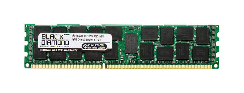 BD16G800MTR26 Black Diamond 16GB PC3-6400 DDR3-800MHz ECC Registered CL6 240-Pin DIMM Quad Rank Memory Module