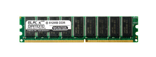BD512M266ME07 Black Diamond 512MB PC2100 DDR-266MHz ECC Unbuffered CL2.5 184-Pin DIMM Memory Module