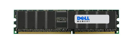 C3820 Dell 256MB PC2700 DDR-333MHz ECC Unbuffered CL2.5 184-Pin DIMM Single Rank Memory Module