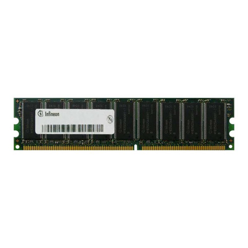 C3E41518 Infineon 256MB PC3200 DDR-400MHz non-ECC Unbuffered CL3 184-Pin DIMM Memory Module