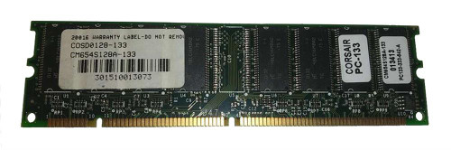 CM654S128A-133 Corsair 128MB PC133 133MHz non-ECC Unbuffered CL3 168-Pin DIMM Memory Module
