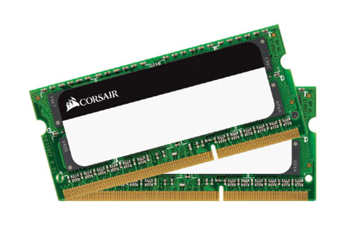 CMSA16GX3M2C1866C11 Corsair 16GB Kit (2 X 8GB) PC3-14900 DDR3-1866MHz non-ECC Unbuffered CL13 204-Pin SoDimm 1.35V Low Voltage Dual Rank Memory
