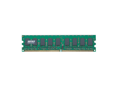 D2/667-E512M Buffalo 512MB PC2-5300 DDR2-667MHz ECC Unbuffered CL5 240-Pin DIMM Single Rank Memory Module