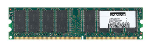 DTM63624F Dataram 512MB PC2100 DDR-266MHz non-ECC Unbuffered CL2.5 184-Pin DIMM 2.5V Memory Module