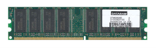 DTM63636E Dataram 512MB PC2700 DDR-333MHz non-ECC Unbuffered CL2.5 184-Pin DIMM 2.5V Memory Module