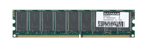 DTM63643A Dataram 512MB PC2100 DDR-266MHz ECC Unbuffered CL2.5 184-Pin DIMM Dual Rank Memory Module