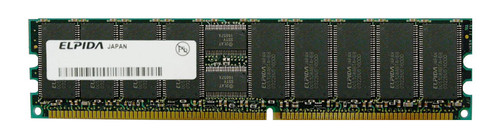EBD25EC8AJFA-7A Elpida 256MB PC2100 DDR-266MHz ECC Unbuffered CL2.5 184-Pin DIMM Memory Module