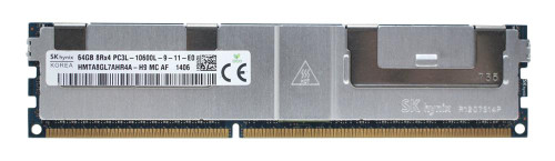 HMTA8GL7AHR4A-H9MC Hynix 64GB PC3-10600 DDR3-1333MHz ECC Registered CL9 240-Pin Load Reduced DIMM 1.35V Low Voltage Octal Rank Memory Module