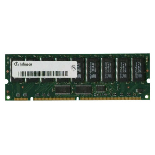 HS72V16301GR Infineon 128MB PC133 133MHz ECC Registered CL2 168-Pin DIMM Single Rank SDRAM Memory Module