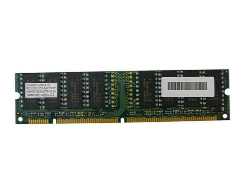 HYM76V16635HGT8-HE Hyundai 128MB PC133 133MHz non-ECC Unbuffered CL3 168-Pin DIMM Memory Module