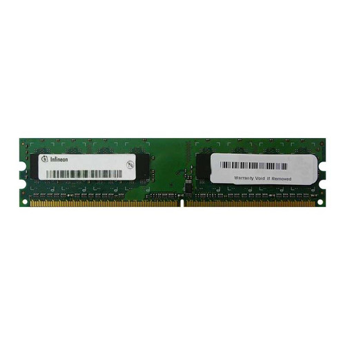 HYS64T32000HU Infineon 256MB PC2-3200 DDR2-400MHz non-ECC Unbuffered CL3 240-Pin DIMM Memory Module