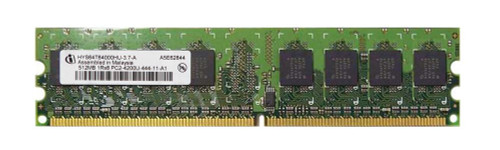 HYS64T6400037A Infineon 512MB PC2-4200 DDR2-533MHz non-ECC Unbuffered CL4 240-Pin DIMM Memory Module