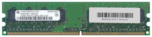 HYS64T64000HU-25-B Qimonda 512MB PC2-6400 DDR2-800MHz non-ECC Unbuffered CL6 240-Pin DIMM Single Rank Memory Module