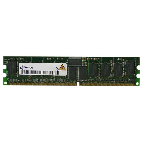 HYS72D64301GBR-6-B Qimonda 512MB PC2700 DDR-333MHz Registered ECC CL2.5 184-Pin DIMM 2.5V Single Rank Memory Module