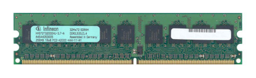 HYS72T320-00HU37A Infineon 256MB PC2-4200 DDR2-533MHz ECC Unbuffered CL4 240-Pin DIMM Memory Module