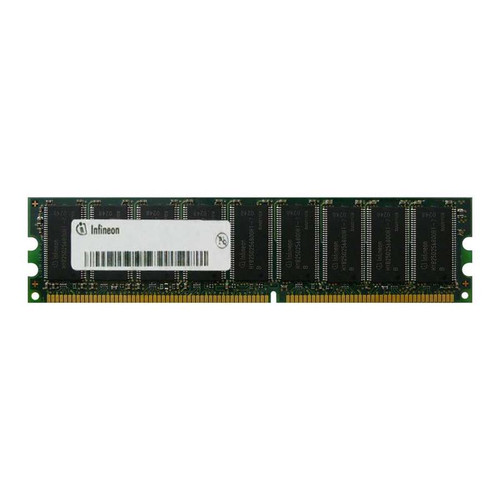 INFINEON/3RD-11003 Infineon 512MB PC3200 DDR-400MHz ECC Unbuffered CL3 184-Pin DIMM Memory Module