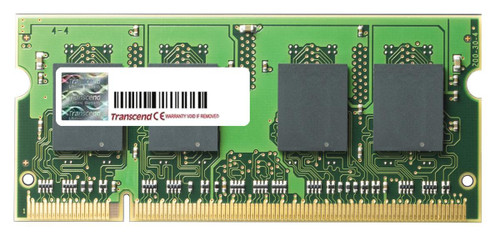 JM667QSM-512M Transcend 512MB PC2-5300 DDR2-667MHz non-ECC Unbuffered CL5 200-Pin SoDimm Single Rank Memory Module