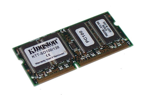 KTT-SO100/128 Kingston 128MB PC100 100MHz non-ECC Unbuffered CL2 144-Pin SoDimm Memory Module for Toshiba