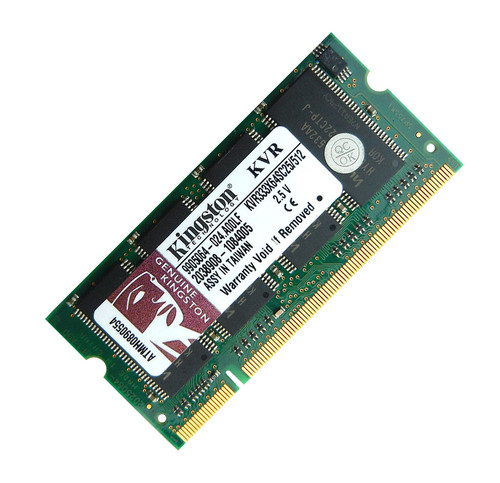 KVR333X64SC25/512MB Kingston 512MB PC2700 DDR-333MHz non-ECC Unbuffered CL2.5 200-Pin SoDimm Memory Module
