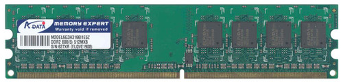 M2OEL6G3H3166I1E5Z ADATA 512MB PC2-6400 DDR2-800MHz non-ECC Unbuffered CL6 240-Pin DIMM Memory Module