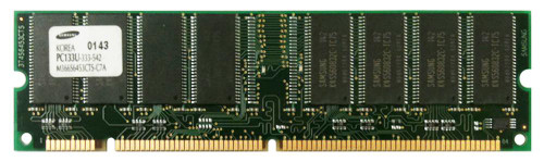 M366S6453CTS-C7A Samsung 512MB PC133 133MHz non-ECC Unbuffered CL3 168-Pin SDRAM DIMM Memory Module