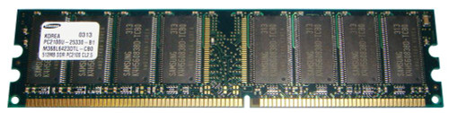 M368L6423DTL-CB0 Samsung 512MB PC2100 DDR-266MHz non-ECC Unbuffered CL2.5 184-Pin DIMM 2.5V Memory Module