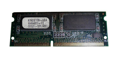 M464001-CE Kingston 32MB PC66 66MHz non-ECC Unbuffered CL2 144-Pin SoDimm Memory Module For Fujitsu LifeBook 656Tx/635Tx/790Tx