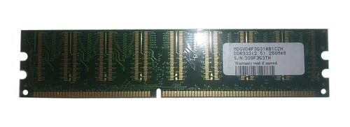 MDGVD4F3G31KB1CZH ADATA 256MB PC2700 DDR-333MHz non-ECC Unbuffered CL2.5 184-Pin DIMM 2.5V Memory Module