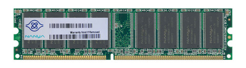 NANYA/3RD-542 Nanya 512MB PC2700 DDR-333MHz non-ECC Unbuffered CL2.5 184-Pin DIMM 2.5V Memory Module