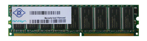 NT512MD72S89B0G-5T Nanya 512MB PC3200 DDR-400MHz ECC Unbuffered CL3 184-Pin DIMM Memory Module