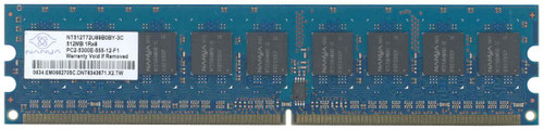 NT512T72U89B0BY-3C Nanya 512MB PC2-5300 DDR2-667MHz ECC Unbuffered CL5 240-Pin DIMM Single Rank Memory Module