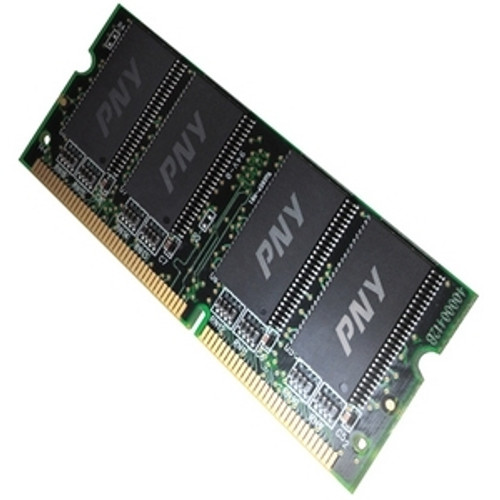 P-293822-002 Pny 64MB PC66 66MHz non-ECC Unbuffered CL2 144-Pin SoDimm Memory Module