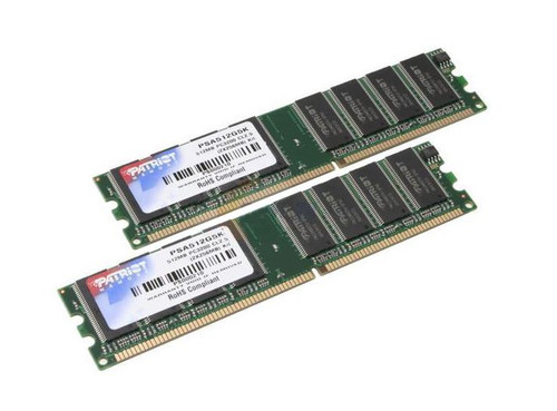 PSA512G5K Patriot Signature Apple 512MB Kit (2 x 256MB) PC3200 400MHz Non-ECC Unbuffered 184-Pin DIMM Memory for Apple IMAC and PowerMac G5 Series