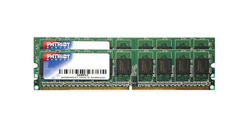 PSD21G667EK Patriot 1GB Kit (2 X 512MB) PC2-5300 DDR2-667MHZ ECC Unbuffered CL5 240-Pin Dual in-Line DIMM Single Rank Memory