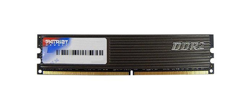 PSD21G800KI Patriot 1GB Kit (2 X 512MB) PC2-6400 DDR2-800MHz non-ECC Unbuffered CL6 240-Pin DIMM Memory