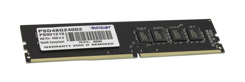 PSD48G24002 Patriot Memory 8GB PC4-19200 DDR4-2400MHz non-ECC Unbuffered CL17 288-Pin DIMM 1.2V Dual Rank Memory Module