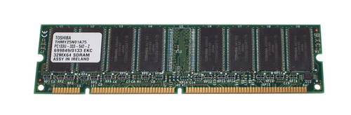 THMY25N01A-75 Toshiba 256MB PC133 133MHz non-ECC Unbuffered CL3 168-Pin DIMM Memory Module